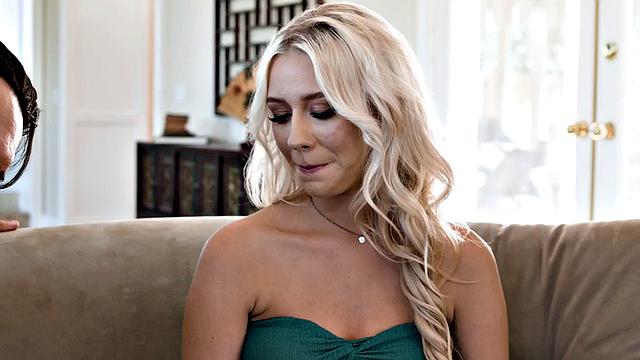 Stunning babe fucked in doggystyle after fingering by her BF