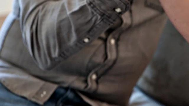 Stunning babe fucked in doggystyle after fingering by her BF