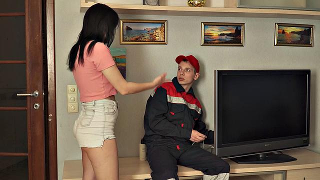 Young Courtesans - Viola Weber - Teeny fucking for TV services