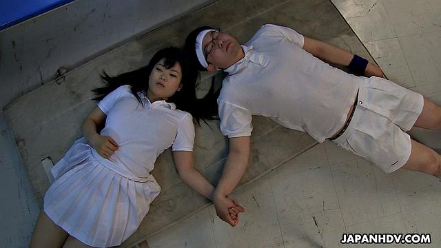 Sayaka Aishiro has her first anal with a guy