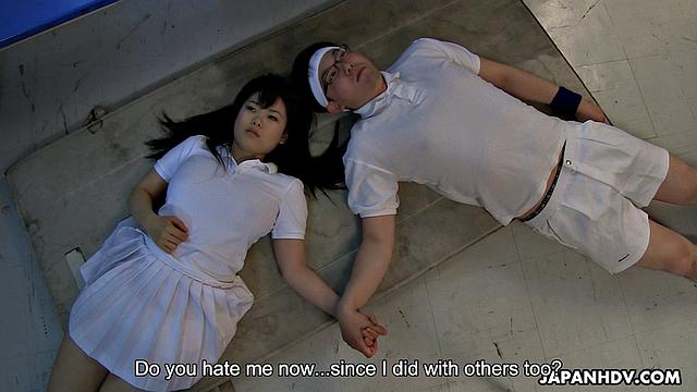 Sayaka Aishiro has her first anal with a guy