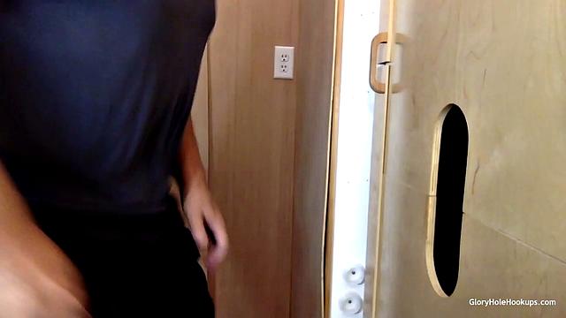Gloryhole Newbie Wants To Please Me