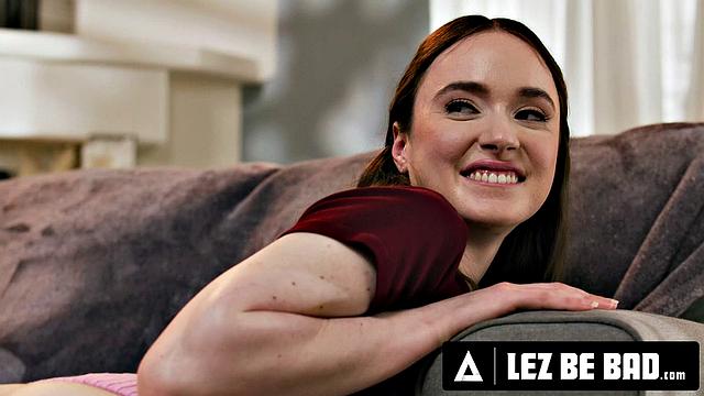 LEZ BE BAD - Angry MILF Nanny Ryan Keely Has Had ENOUGH Of the Petite Hazel Moore! ROUGH ANAL