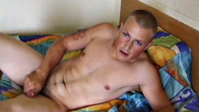 Straight boy beating off