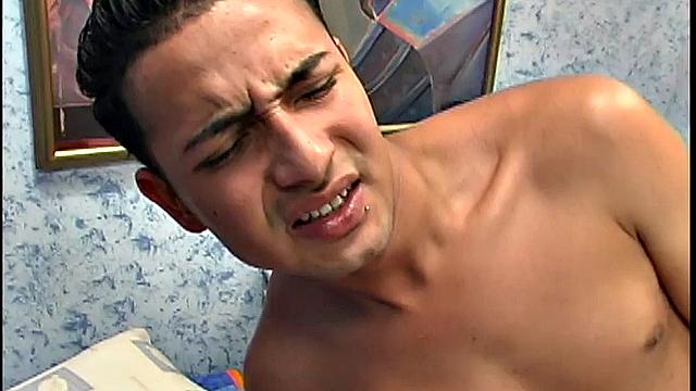 Cockhungry latino twunk sucking cock
