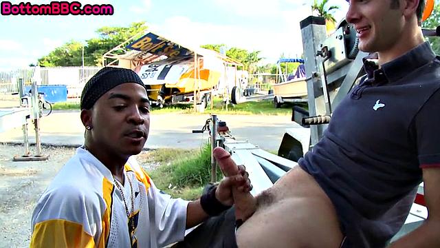 Pulled straight black loves giving head