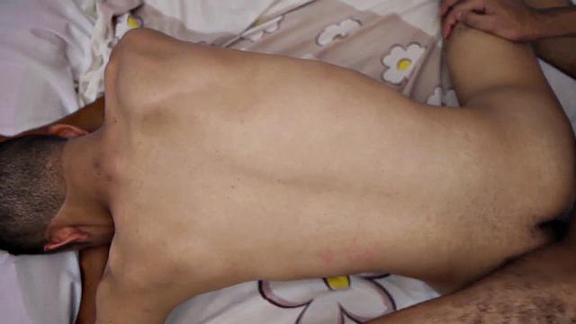 Skinny African twink barebacked in tight ass home