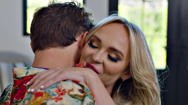 Stunning babe dirty talks and gets passionately fucked by BF