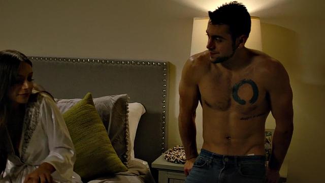 MILF stepmother gets fucked in doggystyle by big white dick