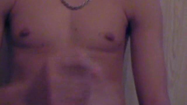 Lance is back for another solo session, jerking off in front of a mirror. We get to enjoy watching this naked boy stroke his hard cock.