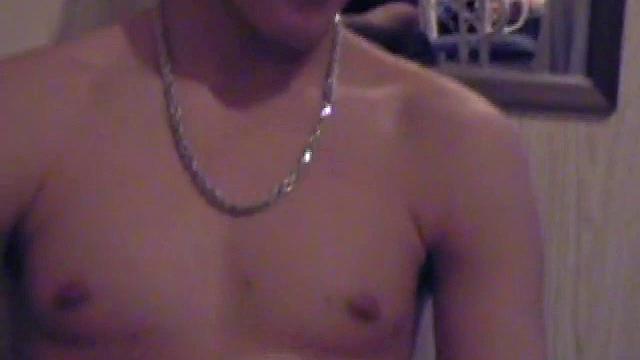 Lance is back for another solo session, jerking off in front of a mirror. We get to enjoy watching this naked boy stroke his hard cock.