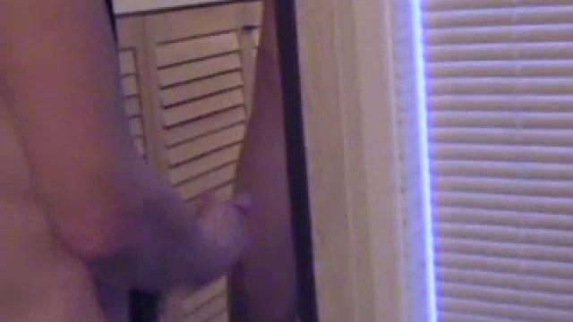 Lance is back for another solo session, jerking off in front of a mirror. We get to enjoy watching this naked boy stroke his hard cock.