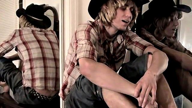 Carl Alexander Strokes His Country Boy Cock