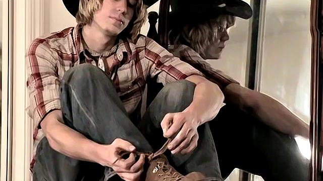 Carl Alexander Strokes His Country Boy Cock