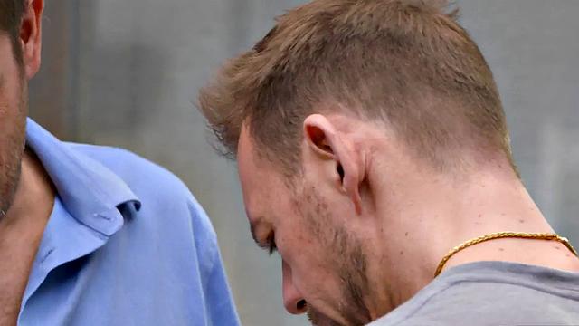 DP beauty double fucked in group before blowjob