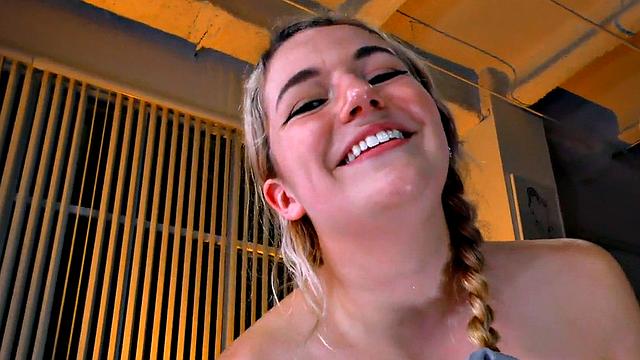 21yo POV GF sucks before getting banged in dirty talking sex