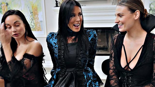 Draculas Wives Celebrate Thanksgiving with Filthy Fuckfest