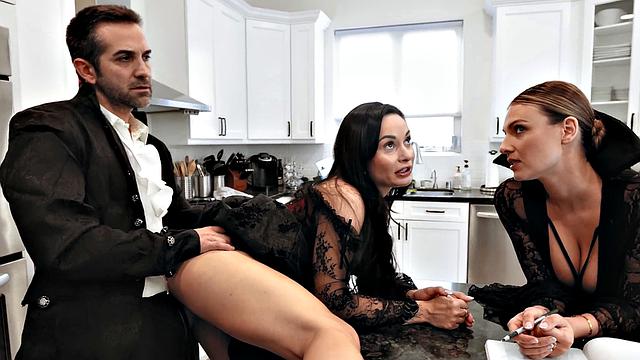 Draculas Wives Celebrate Thanksgiving with Filthy Fuckfest