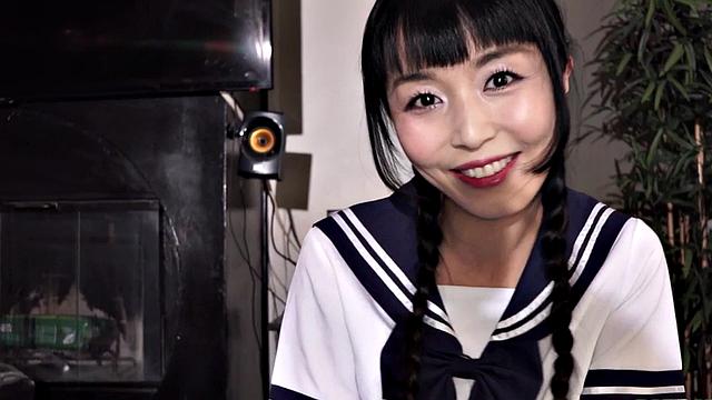 Asian stepteen sucks taboo dick in POV action in missionary