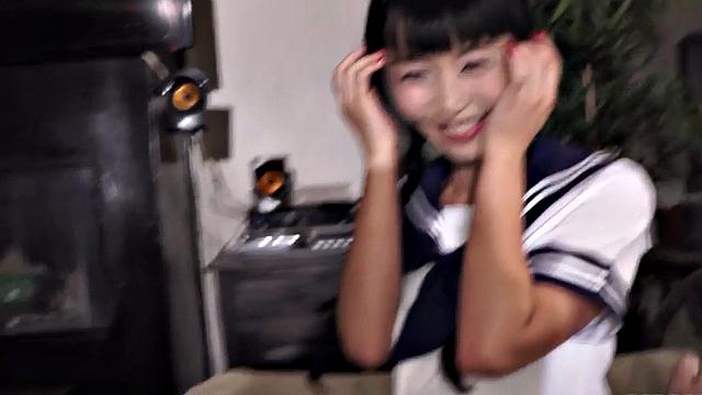 Asian stepteen sucks taboo dick in POV action in missionary