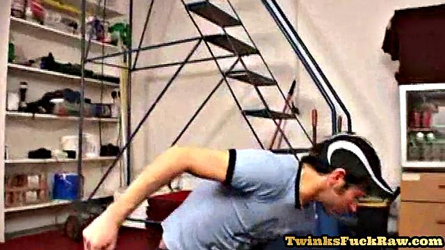 Real jock analsmashed by lover