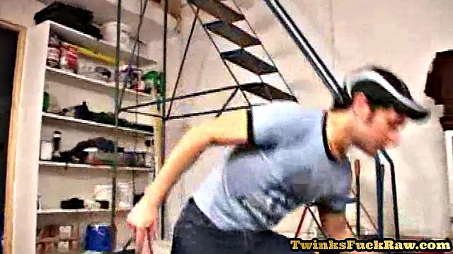 Real jock analsmashed by lover