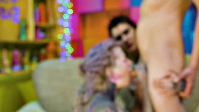 2 Tattooed Girls Get Ass Fucked By A Big Dick