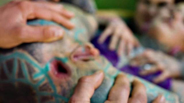 2 Tattooed Girls Get Ass Fucked By A Big Dick