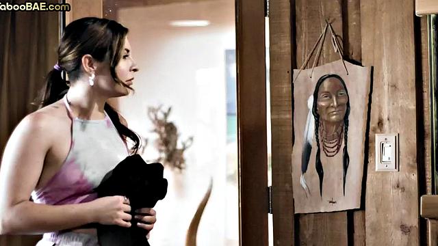 Bigbooty babe banged doggystyle after sucking cock