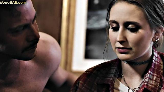 Blindfolded bae smashed in a threesome by two strangers