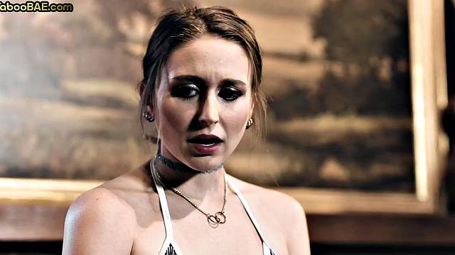 Blindfolded bae smashed in a threesome by two strangers