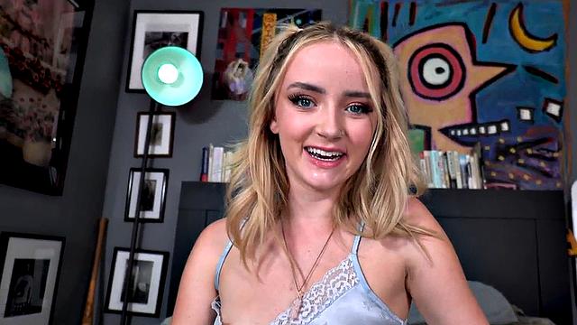 POV petite deepthroating amateur slut gets fucked