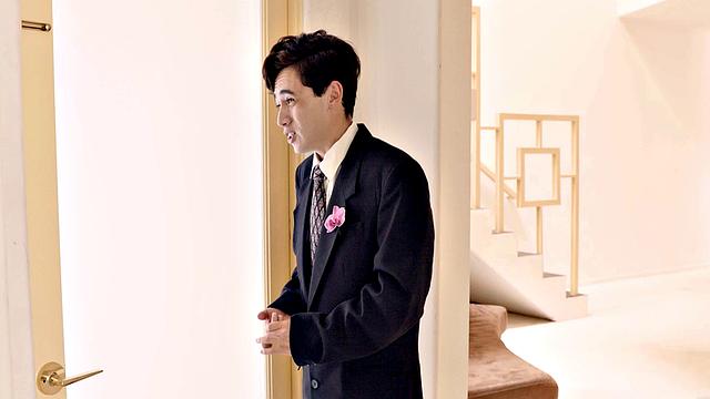 Naughty 18-year-old blonde gets down and dirty with her man's hard cock before the wedding