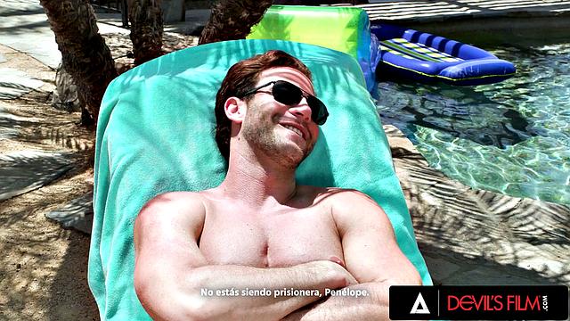 DEVILS FILM - Naughty Teen Penelope Kay wants her Stepdad to fuck her ass so BAD!