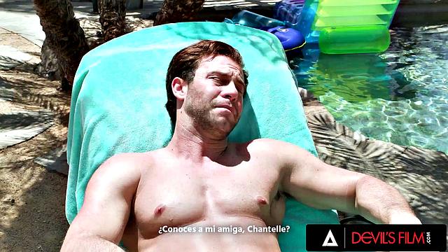 DEVILS FILM - Naughty Teen Penelope Kay wants her Stepdad to fuck her ass so BAD!