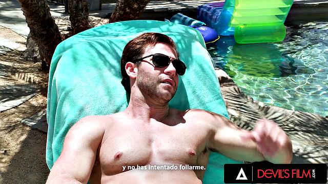 DEVILS FILM - Naughty Teen Penelope Kay wants her Stepdad to fuck her ass so BAD!