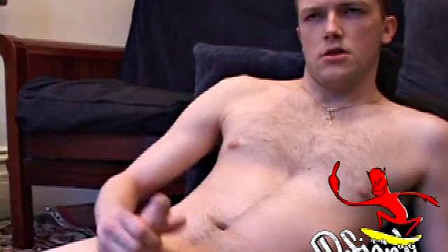 Young Axel Strokes Meat