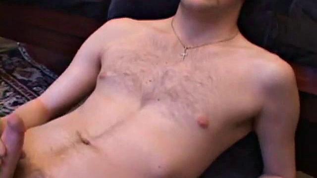 Young Axel Strokes Meat