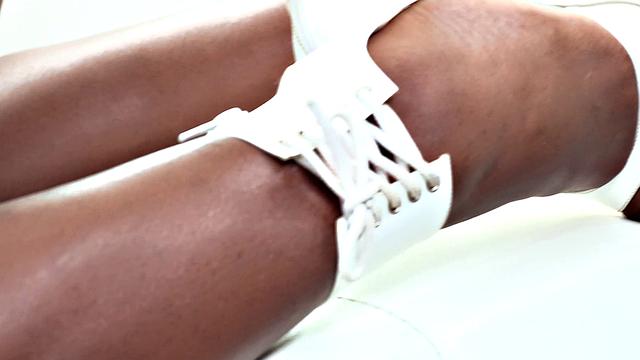 Ebony Super Model Anally Pounded - AllBlackX