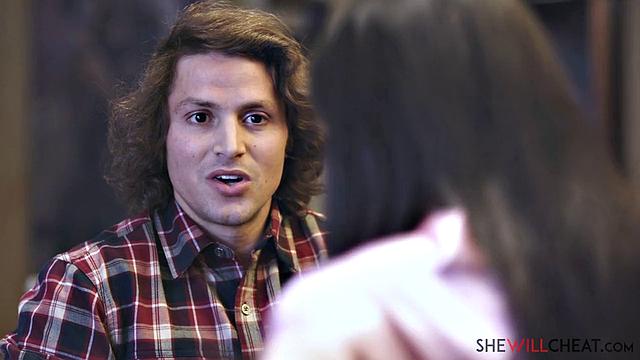 Avery Black cheats with their hung roommate