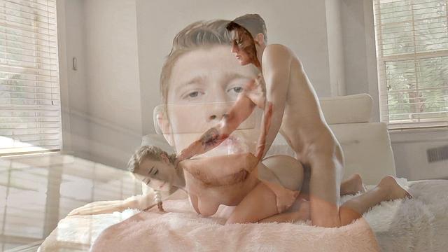 рыжий красавчик устраивает жёсткий отсос и по-настоящему лижет