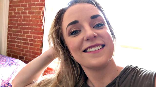 Anal loving babe rammed in doggy and reverse cowgirl