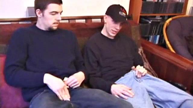 Shane and Garrett are back to have fun with each other and we get a front row seat. Shane's perfect cock is rock hard and Garrett doesn't waste any time going down on it.