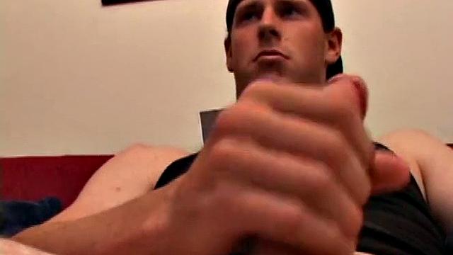 Maxx Wood Stroking Cock