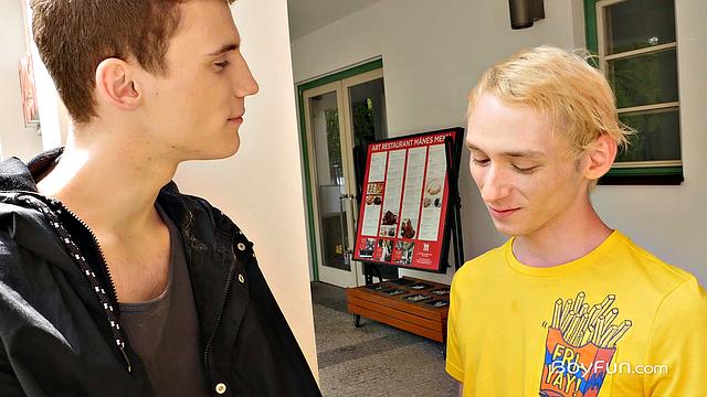 Justin Stone with Kaleb Cross