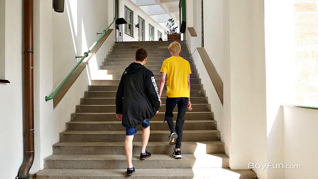 Justin Stone with Kaleb Cross