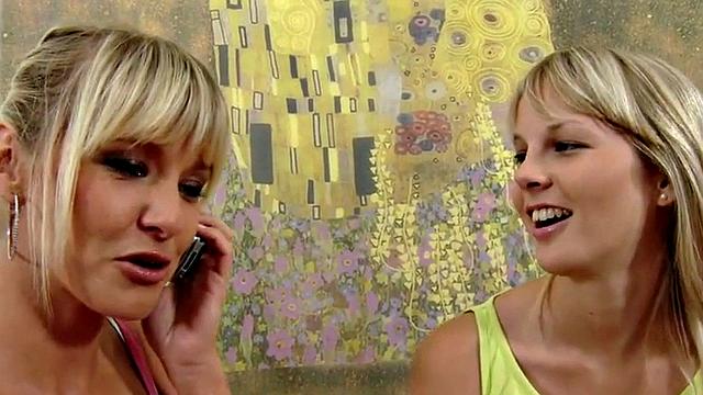 Mistresses pegging pathetic guy