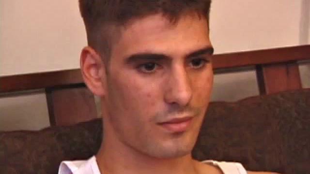 These friends have been through a lot together, and now they are going to jerk off together. Apparently the two are happy to do it, so side-by-side they sit and jerk off for your viewing pleasure.