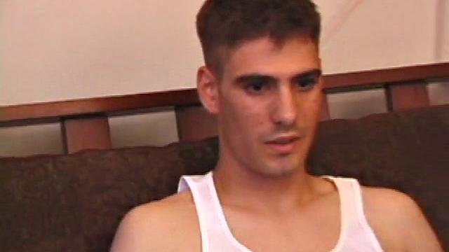 These friends have been through a lot together, and now they are going to jerk off together. Apparently the two are happy to do it, so side-by-side they sit and jerk off for your viewing pleasure.