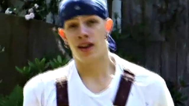 Shane finishes up yard work and heads to bedroom for self pleasuring. Strips naked, works up a boner, enjoys a jerk off session, ends with shooting onto face